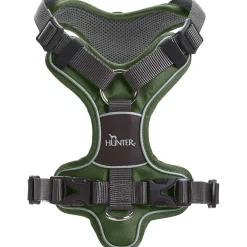 Hunter Divo hundesele L grøn/grå just mave 72-100 cm - Stabil kontrol og komfort