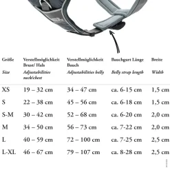 Hunter Divo hundesele L-XL violet/grå just mave 79-107 cm - Ergonomisk komfort og refleks