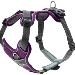 Hunter Divo hundesele M violet/grå just mave 56-73 cm - Balanceret pasform og komfort