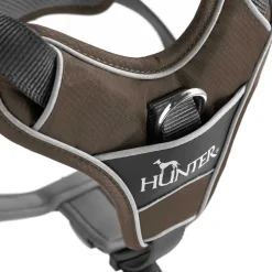 Hunter Divo hundesele S brun/grå just mave 45-56 cm - Samlet komfort og kontrol