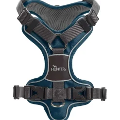 Hunter Divo hundesele S-M petrol/grå just mave 52-68 cm - Stabil støtte og rolig bevægelse