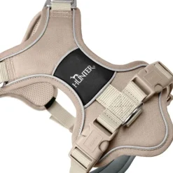 Hunter Divo Up hundesele L-XL beige just mave 79-107 cm - Ekstra stabil støtte og rolig håndtering