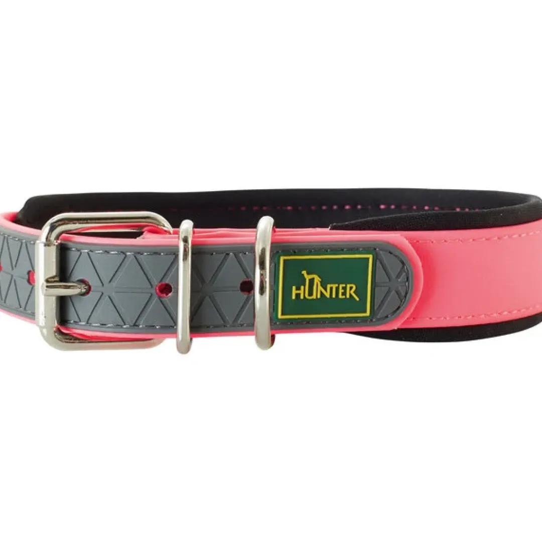 Hunter Halsbånd Convenience NeonPink 60 - 45-55 cm