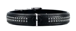 Hunter Halsbånd 35 Modern Art Deluxe Sort - 24-30 cm