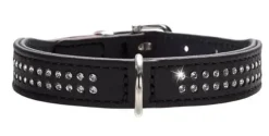 Hunter Halsbånd S 20-23,50 cm Diamond Petit Sort