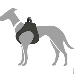 Hunter Hilo læder hundesele sort XXS/XS - hals 30-34 cm