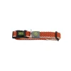 Hunter hunde halsbånd Hilo Orange S-M - justerbart hundehalsbånd (30-43 cm, B 2,5 cm)