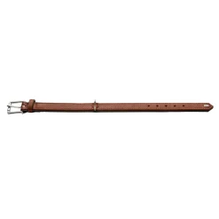 Hunter Hundehalsbånd læder Canada Elg Str.35 Cognac/Sort - 24-30 cm