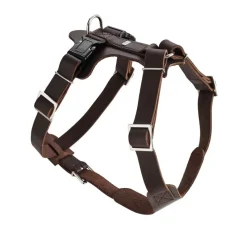 Hunter Hundesele Aalborg mørkebrun S-M/2 - Bryst/hals 51-64 cm