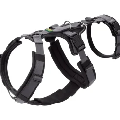 Hunter hundesele Safety Maldon Gråsort L længde 66-118 cm 2,5 cm - sikker stabilitet