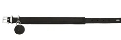 Hunter Larvik Comfort 40 Sort Hundehalsbånd - justerbart hundehalsbånd (28 - 34 cm, B 2,2