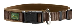 Hunter Neopren hundehalsbånd brun 50 cm - 45-50 cm indstilling