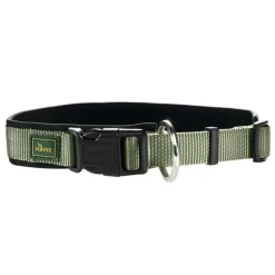 Hunter Neopren Plus hundehalsbånd oliven/sort 50 cm - 45-50 cm indstilling