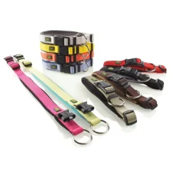 Hunter Neopren Plus hundehalsbånd rød/sort 60 cm - 55-60 cm indstilling