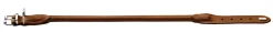 Hunter rundsyet elghalsbånd 55 Cognac justering 46-51 cm - skånsom komfort til store hunde