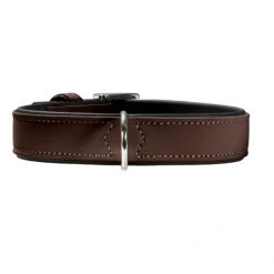 Hunter Softie hundehalsbånd brun 45 cm - 32-40 cm indstilling