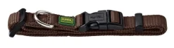 Hunter Vario Plus Halsbånd Brun S 30-45 cm - Komfortabelt og justerbart hundehalsbånd