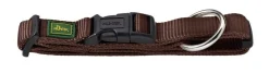 Hunter Vario Plus Halsbånd Brun M 35-53 cm - Komfortabelt og justerbart hundehalsbånd
