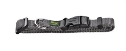 Hunter Vario Plus Halsbånd Grå XS 22-35 cm - Komfortabelt og justerbart hundehalsbånd