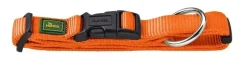 Hunter Vario Plus Halsbånd Orange M 35-53 cm - Komfortabelt og justerbart hundehalsbånd