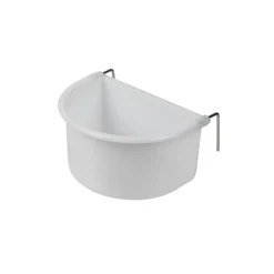 Nobby Hvid Foderkop med metalkrog 75 ml