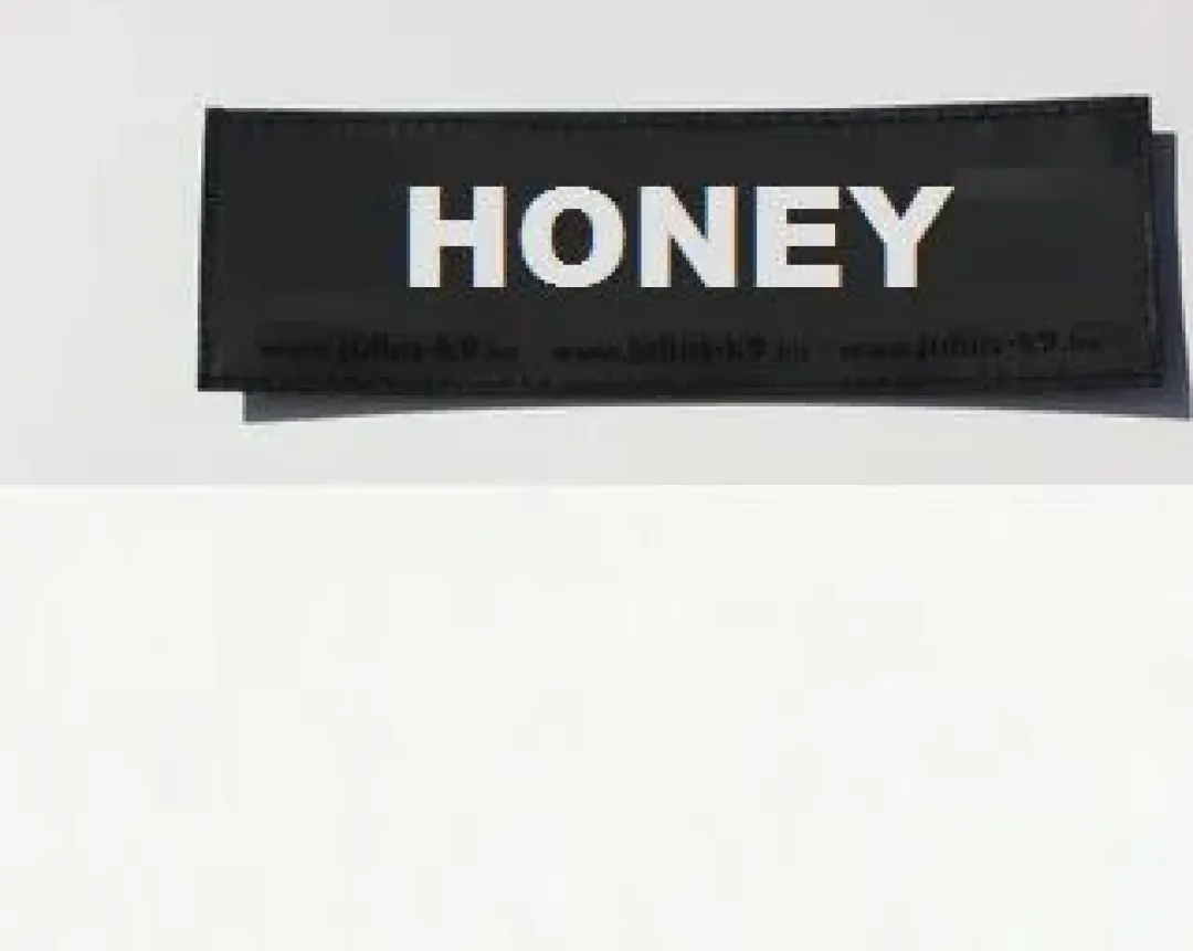 Julius K9 hundeskilt HONEY stor