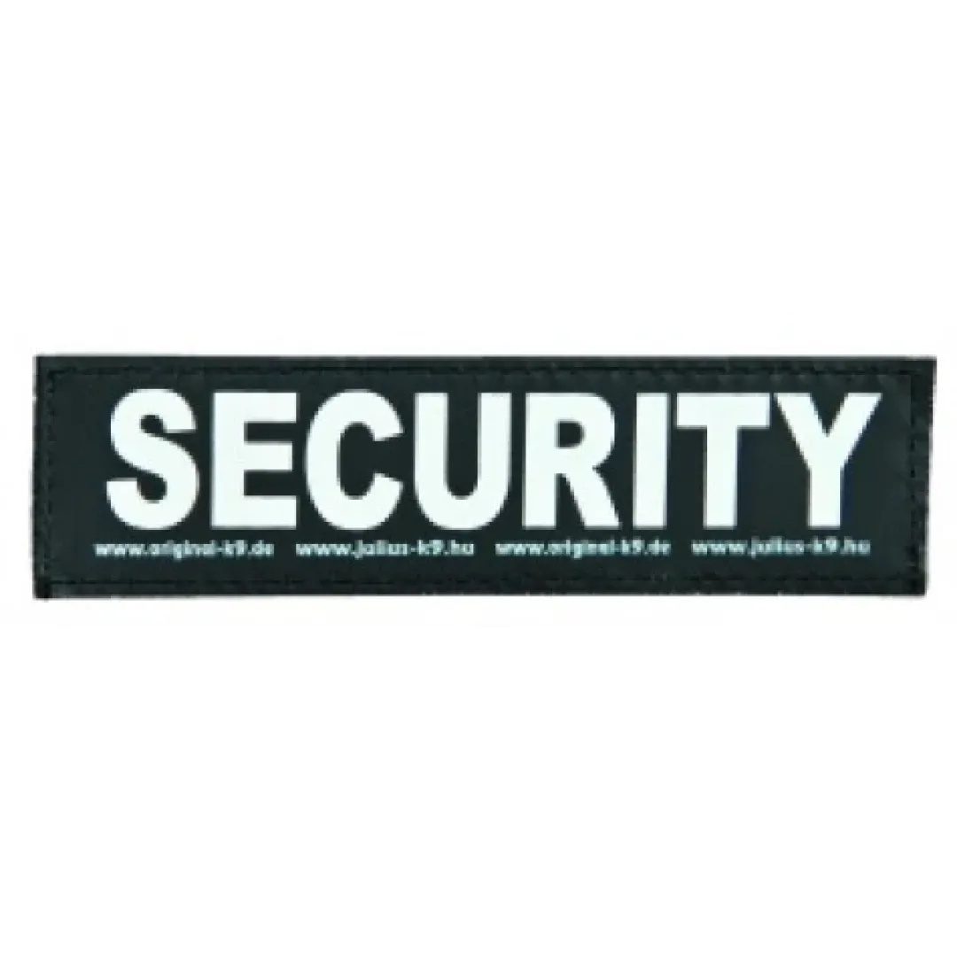 Julius K9 hundeskilt SECURITY stor