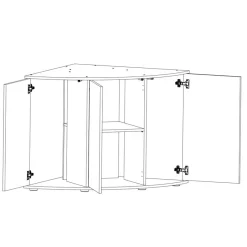 Juwel Akvarium Juwel Akv. Bord/skab Sbx Trigon 350 Hvid