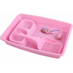 Pawise Kattekilling Starterkit Kattebakke Pink 37x27 cm