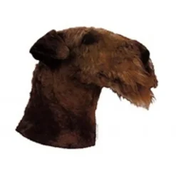 KW Hunde og Katteartikler Klistermærke af Airedale Terrier Hoved Stor