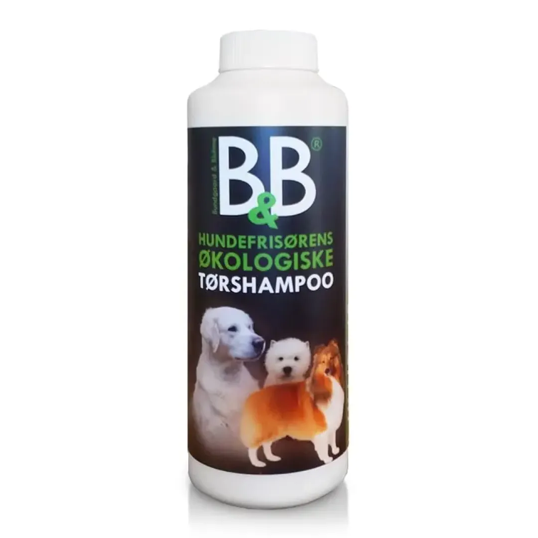 B&B Økologisk Hundeshampoo Økologisk Tørshampoo til hund med jasmin 120 Gram