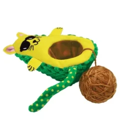 Kong Kattelegetøj Wrangler AvoCATo Flerfarvet 12 cm