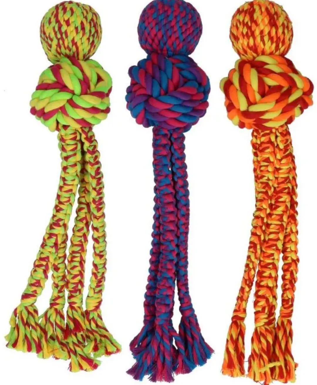 Kong Wubba Weaves L 38 cm Mix - hundelegetøj