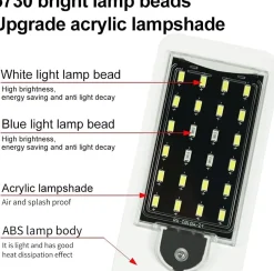 Aqualight LED lampe 10 Watt X5 hvid - Superslim lys til nanoakvarier