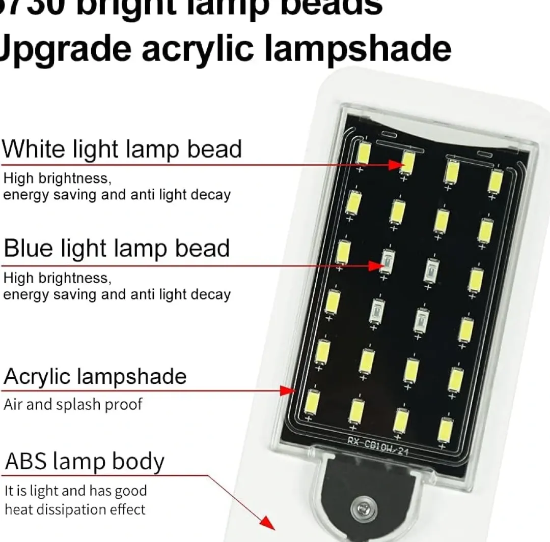 Aqualight LED lampe 10 Watt X5 hvid - Superslim lys til nanoakvarier