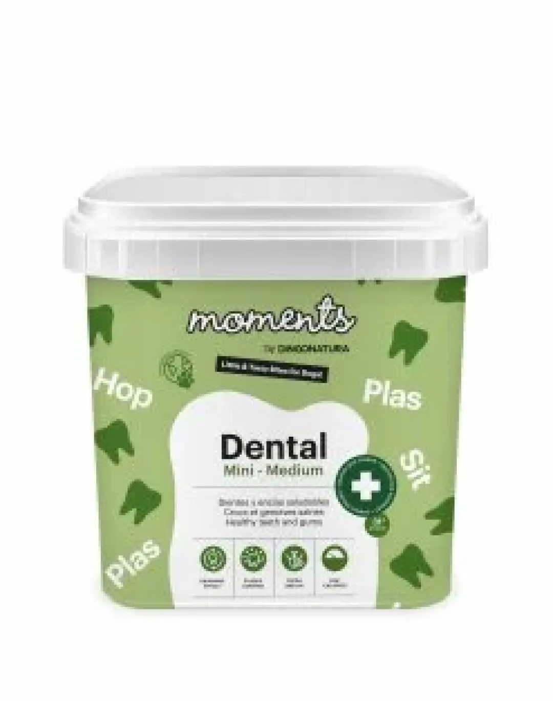 Natura Diet Super premium Hunde & kattefoder Moments Dental Mini-Medium 500 g - tandpleje snacks til hunde