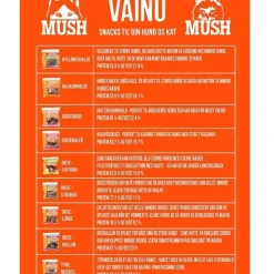 MUSH VAINU Hundesnack Okse Kallun 180 g - naturlige tyggeben