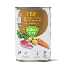 Natura Diet Super premium Hunde & kattefoder Natura Diet Adult Hund Fisk Vådfoder 400 g - naturligt og smagfuldt