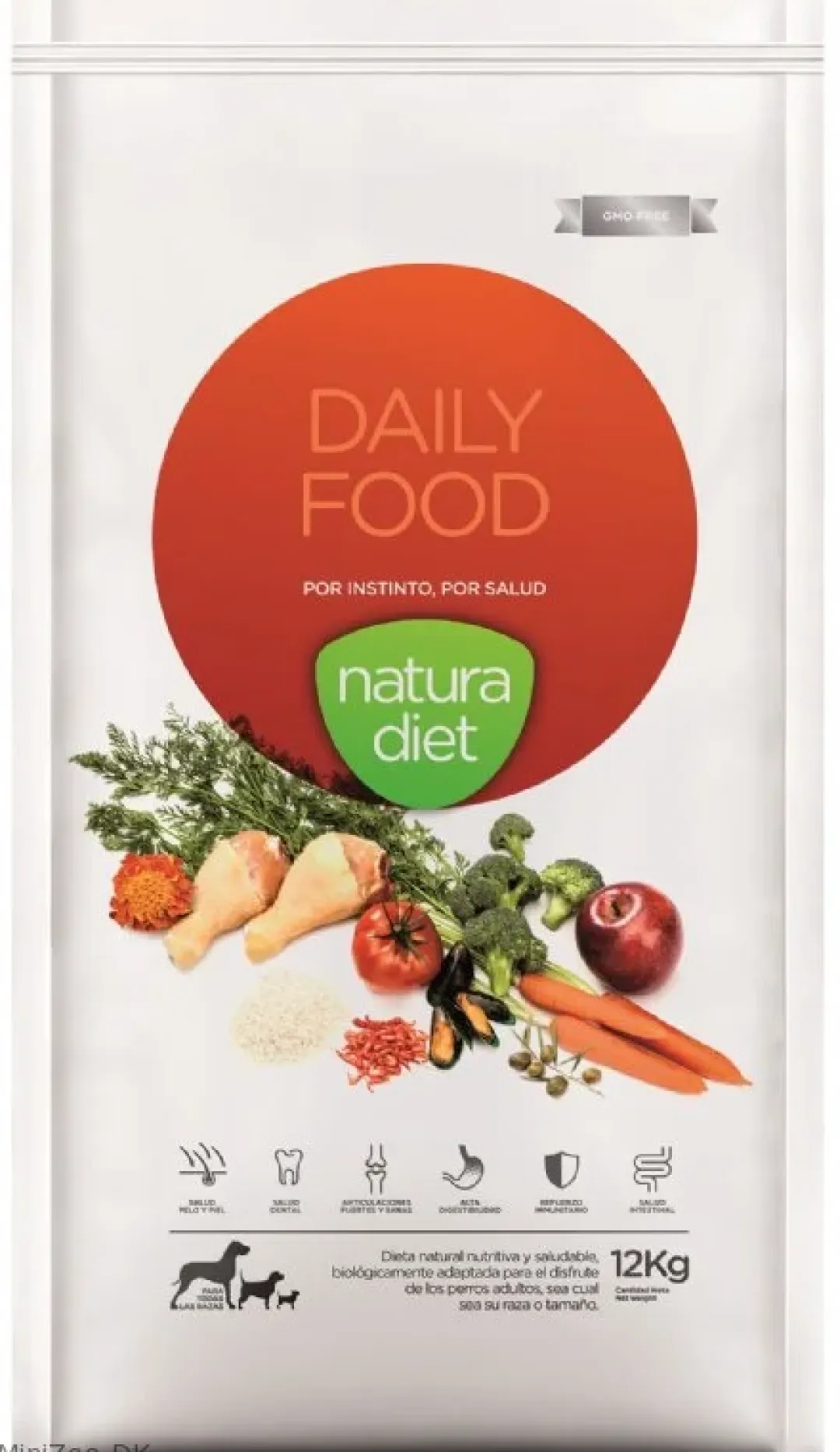 Natura Diet Super premium Hunde & kattefoder Natura Diet Daily Hundefoder 12 kg - Naturligt og afbalanceret tørfoder til hunde