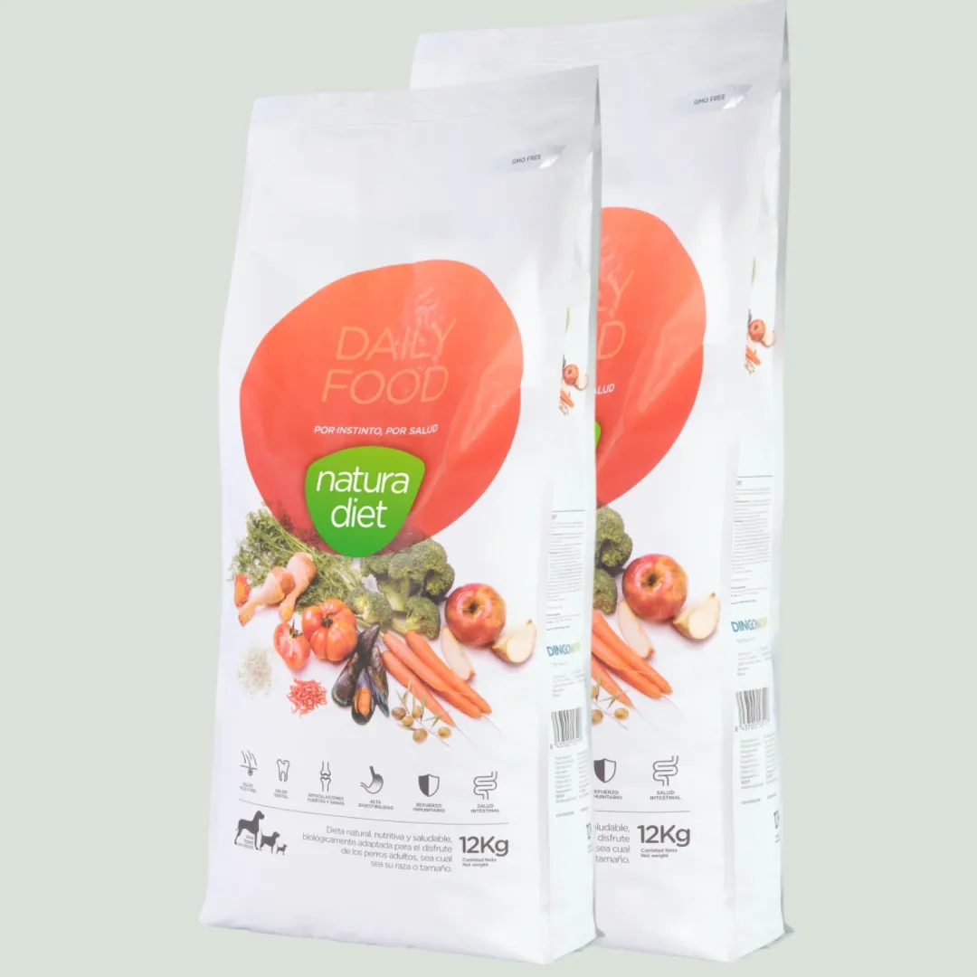 Natura Diet Super premium Hunde & kattefoder Natura Diet Daily Hundefoder 12 kg - Naturligt og afbalanceret tørfoder til hunde
