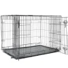 MiniZoo Nordic Paws Hundebur i metal Sort XXL