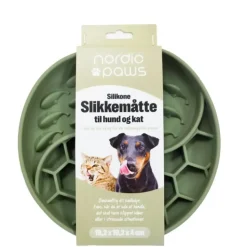 Nordic Paws slikkemåtte Moss - Slowfeeder og rolig aktivering