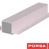 Porsa sølv aluprofil med dobbelt flig 35 cm.