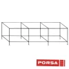 Porsa sølvfarvet akvariebord 720 liter 8 Ben 160 cm