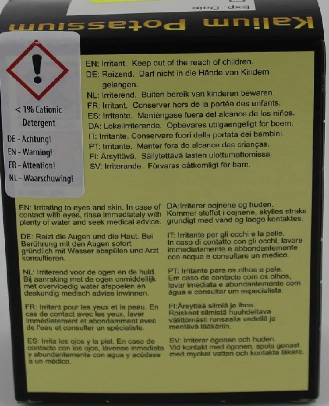 Salifert - Creating the right environment Salifert Kalium Test Potassium