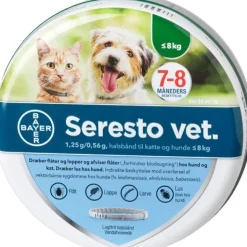 Bayvantic Vet Seresto Vet Loppe og flåt Halsbånd til små hunde og Katte