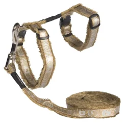 Rogz Sparkle Sele og Linesæt 1,8 m 24-40 cm Bronze