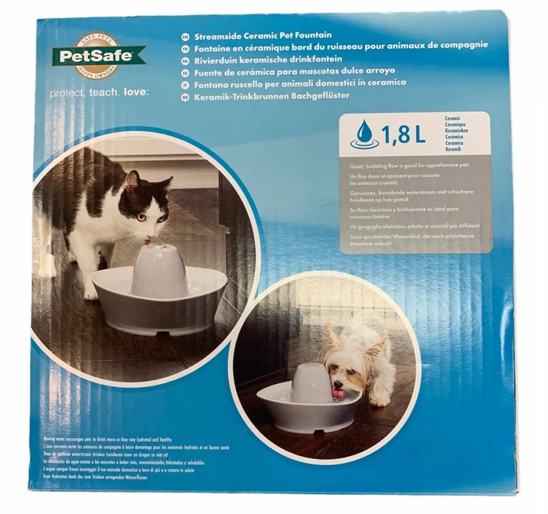 Petsafe Streamside Ceramic Pet Fountain (Drikkefontæne)
