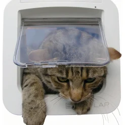 Sureflap kattelem med microchipfunktion Hvid