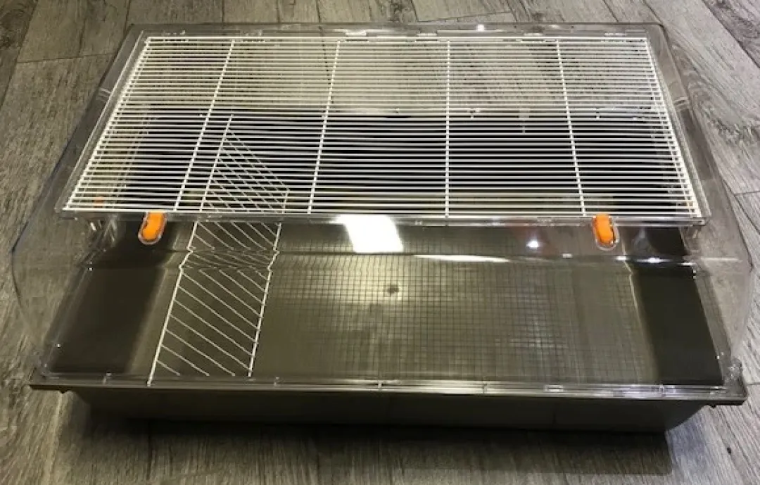 FOP Pet Products Tamburino Hamsterbur grå/brun bund